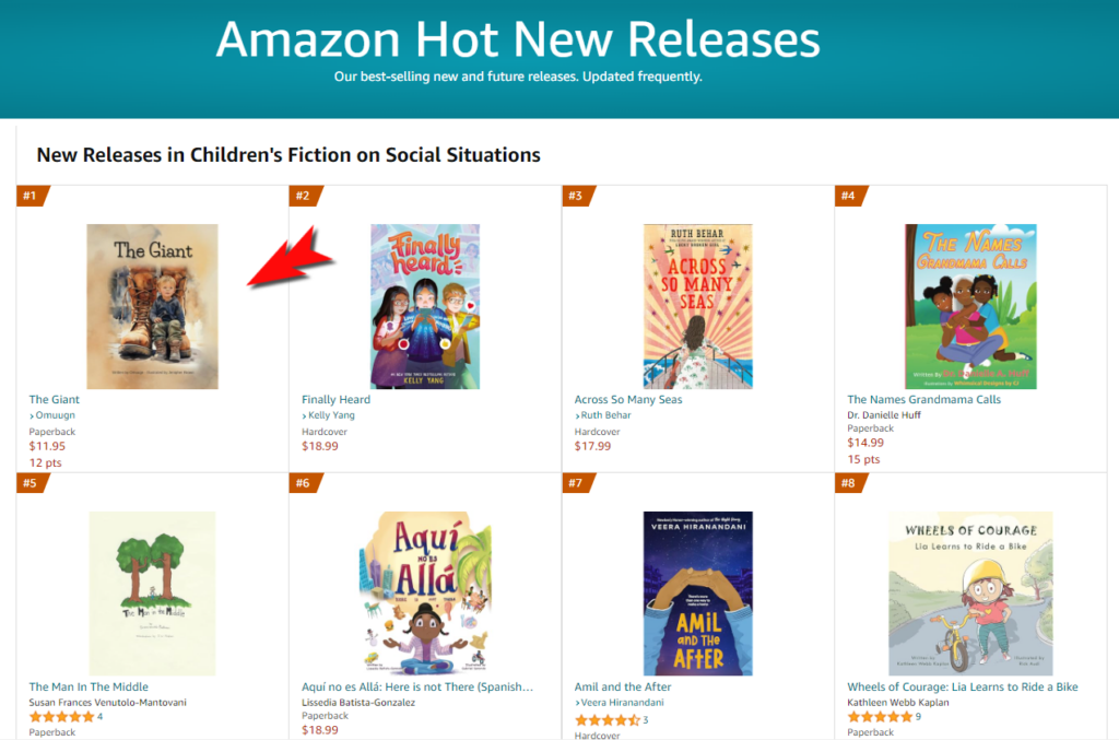 Amazon No 1 New Releases Social Situations in Childrens Books